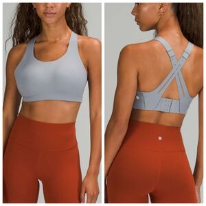 Lululemon AirSupport Bra *High Support, C-DDD Cups Rhino Grey/ Vapor